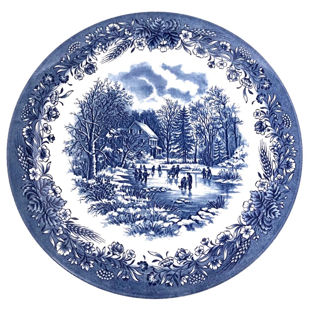 Churchill England Skating Serving Plate Platter
